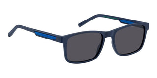 Tommy Hilfiger Th 2089/s Men Blue Rectangle Sunglasses