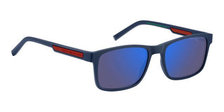 Tommy Hilfiger Th 2089/s Men Blue Rectangle Sunglasses