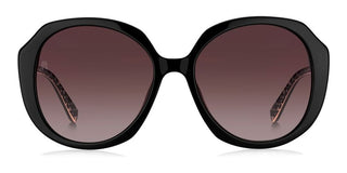 Tommy Hilfiger Th 2106/s Women Black Round Sunglasses