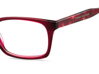 Tommy Hilfiger Th 2109 Women Red Squared Eyeglasses