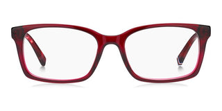 Tommy Hilfiger Th 2109 Women Red Squared Eyeglasses