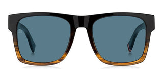 Tommy Hilfiger Th 2118/s Women Black Squared Sunglasses
