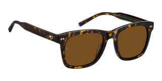 Tommy Hilfiger Th 2184/s Men Havana Rectangle Sunglasses