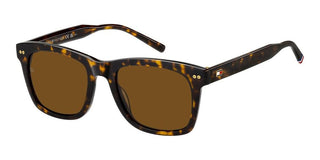 Tommy Hilfiger Th 2184/s Men Havana Rectangle Sunglasses