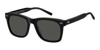 Tommy Hilfiger Th 2184/s Men Black Rectangle Sunglasses