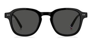 Tommy Hilfiger Th 2185/s Men Black Rectangle Sunglasses