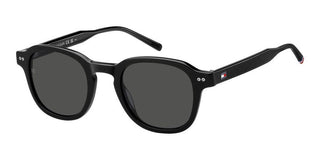 Tommy Hilfiger Th 2185/s Men Black Rectangle Sunglasses