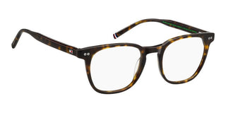 Tommy Hilfiger Th 2187 Men Havana Rectangle Eyeglasses