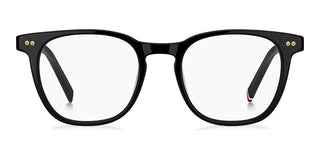 Tommy Hilfiger Th 2187 Men Black Rectangle Eyeglasses