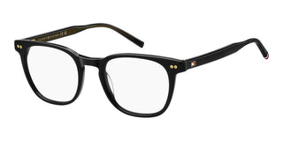 Tommy Hilfiger Th 2187 Men Black Rectangle Eyeglasses