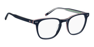 Tommy Hilfiger Th 2187 Men Blue Rectangle Eyeglasses
