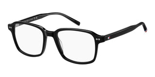 Tommy Hilfiger Th 2190 Men Black Rectangle Eyeglasses