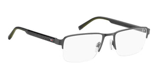Tommy Hilfiger Th 2197 Men Grey Rectangle Eyeglasses