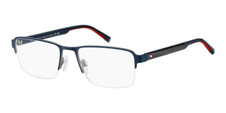 Tommy Hilfiger Th 2197 Men Blue Rectangle Eyeglasses