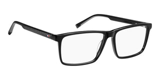 Tommy Hilfiger Th 2198 Men Black Rectangle Eyeglasses