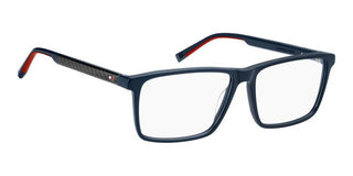Tommy Hilfiger Th 2198 Men Blue Rectangle Eyeglasses