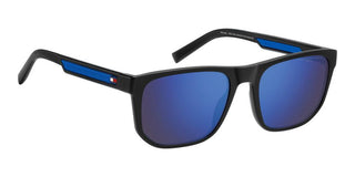 Tommy Hilfiger Th 2200/s Men Black Rectangle Sunglasses