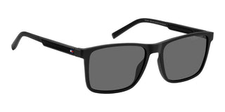 Tommy Hilfiger Th 2201/s Men Black Rectangle Sunglasses