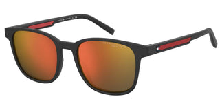 Tommy Hilfiger Th 2202/s Men Black Rectangle Sunglasses