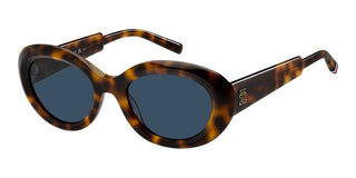 Tommy Hilfiger Th 2207/s Women Havana Oval Sunglasses