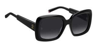 Tommy Hilfiger Th 2208/s Women Black Squared Sunglasses