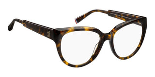 Tommy Hilfiger Th 2210 Women Havana Cat Eye Eyeglasses