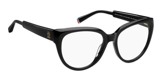 Tommy Hilfiger Th 2210 Women Black Cat Eye Eyeglasses