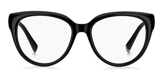 Tommy Hilfiger Th 2210 Women Black Cat Eye Eyeglasses