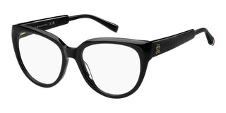 Tommy Hilfiger Th 2210 Women Black Cat Eye Eyeglasses