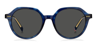 Tommy Hilfiger Th 2212/s Women Blue Round Sunglasses