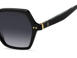 Tommy Hilfiger Th 2213/s Women Black Butterfly Sunglasses