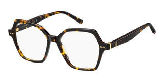 Tommy Hilfiger Th 2216 Women Havana Geometric Eyeglasses