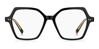 Tommy Hilfiger Th 2216 Women Black Geometric Eyeglasses