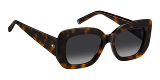 Tommy Hilfiger Th 2224/s Women Havana Rectangle Sunglasses