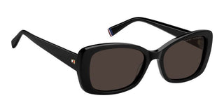 Tommy Hilfiger Th 2225/s Women Black Rectangle Sunglasses