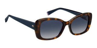 Tommy Hilfiger Th 2225/s Women Havana Rectangle Sunglasses