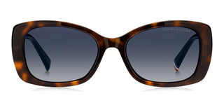 Tommy Hilfiger Th 2225/s Women Havana Rectangle Sunglasses