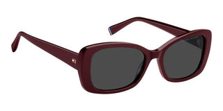 Tommy Hilfiger Th 2225/s Women Red Rectangle Sunglasses