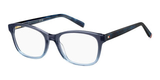 Tommy Hilfiger Th 2229 Women Blue Rectangle Eyeglasses