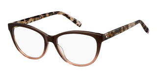 Tommy Hilfiger Th 2230 Women Brown Cat Eye Eyeglasses