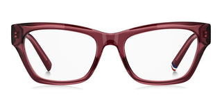 Tommy Hilfiger Th 2231 Women Red Rectangle Eyeglasses