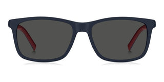 Tommy Hilfiger Th 2244/s Unisex Blue Rectangle Sunglasses