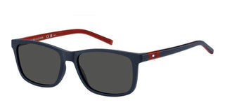 Tommy Hilfiger Th 2244/s Unisex Blue Rectangle Sunglasses