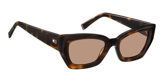 Tommy Hilfiger Th 2254/s Women Havana Cat Eye Sunglasses