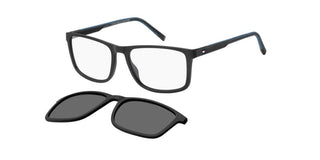 Tommy Hilfiger Th 2281/c Men Black Rectangle Sunglasses