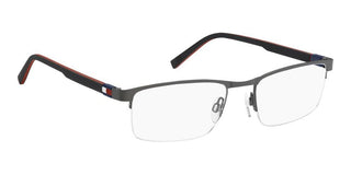 Tommy Hilfiger Th 2322 Men Ruthenium Rectangle Eyeglasses
