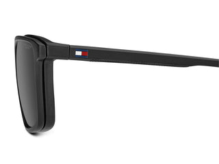 Tommy Hilfiger Th 2326/c Men Black Rectangle Sunglasses
