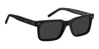 Tommy Hilfiger Th 85/s Men Black Rectangle Sunglasses