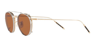 Oliver Peoples TK-1 CLIP OV 1274TC unisex Silver Round Eyeglasses