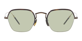 Oliver Peoples TK-7 OV 1291T unisex Havana Geometric Eyeglasses